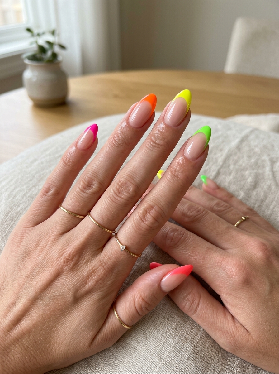 Neon Rainbow French